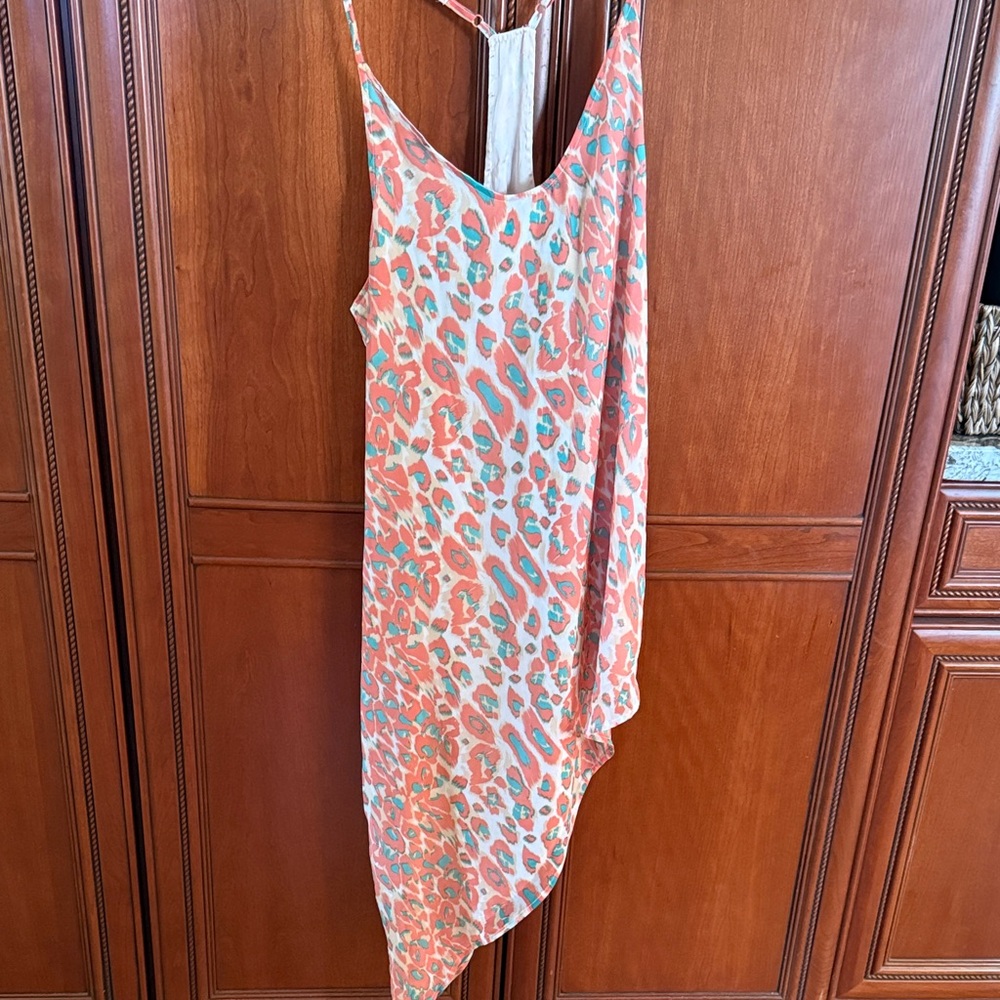 Leopard Print Asymmetrical Lovers & Friends Dress